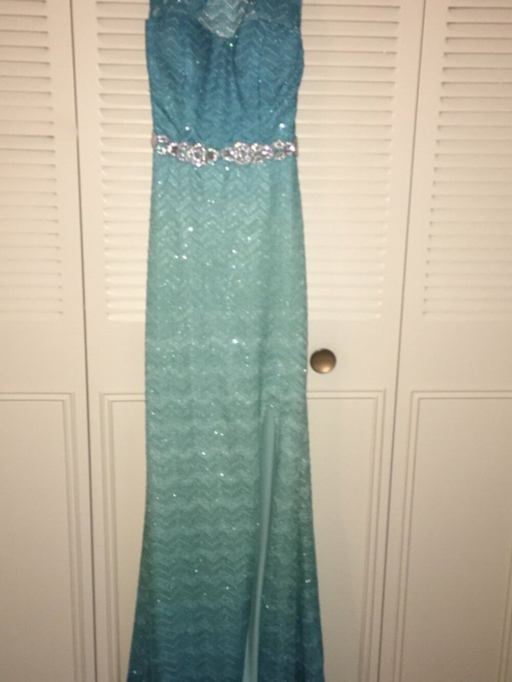 Blue gown Brand new, with tag